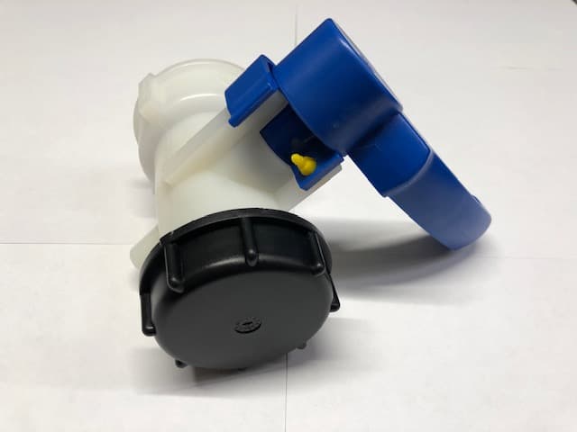 Кран "Баттерфляй" DN50 (BUTTERFLY VALVE S60X6THREAD) DN50×62MM фото 1